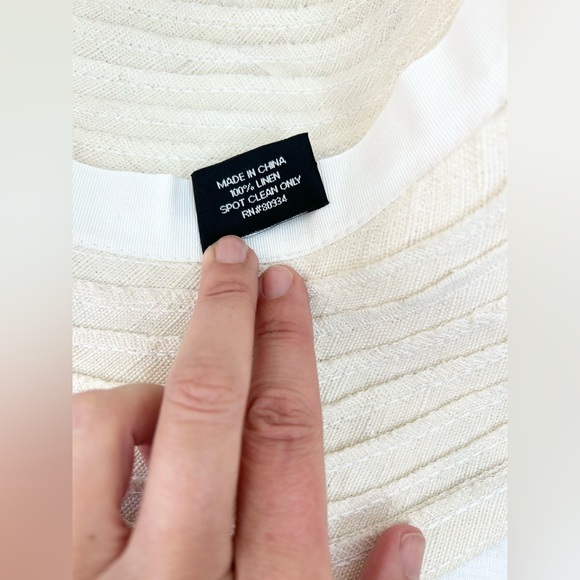 August Hat Company Natural Linen Hat - Picture 12 of 15